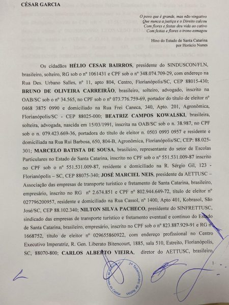 Impeachment: O novo pedido contra Carlos Moisés e Daniela; Advogada de Bolsonaro defenderá Daniela; Progressistas definem hoje o posicionamento em relação ao Impeachment entre outros destaques