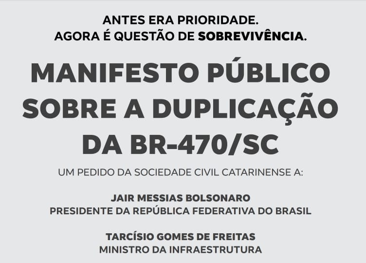 Em Joinville entidades cobrarão de Bolsonaro solução para rodovias; Moisés aguardará a reforma eleitoral; Darci de Matos na relatoria do Código Florestal entre outros destaques