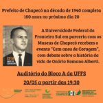 Ex-prefeito Onório Alberti será homenageado em Chapecó; Rachadinha em Guaraciaba; Xanxerê adota Imigrante; e mais