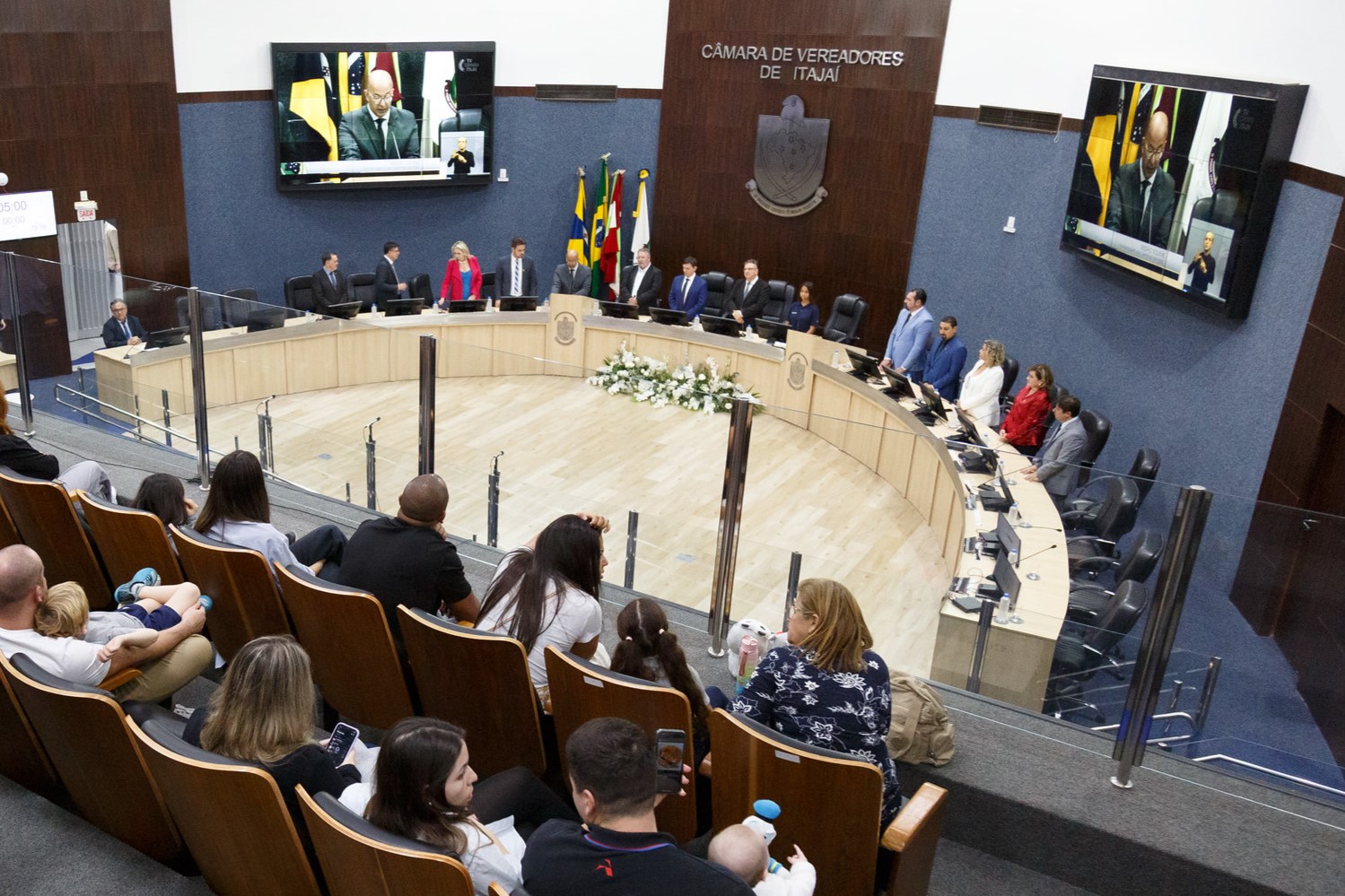 Câmara de Vereadores celebra 164 de Itajaí em sessão solene