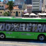 Primeiro ônibus elétrico começa fase de testes em Florianópolis