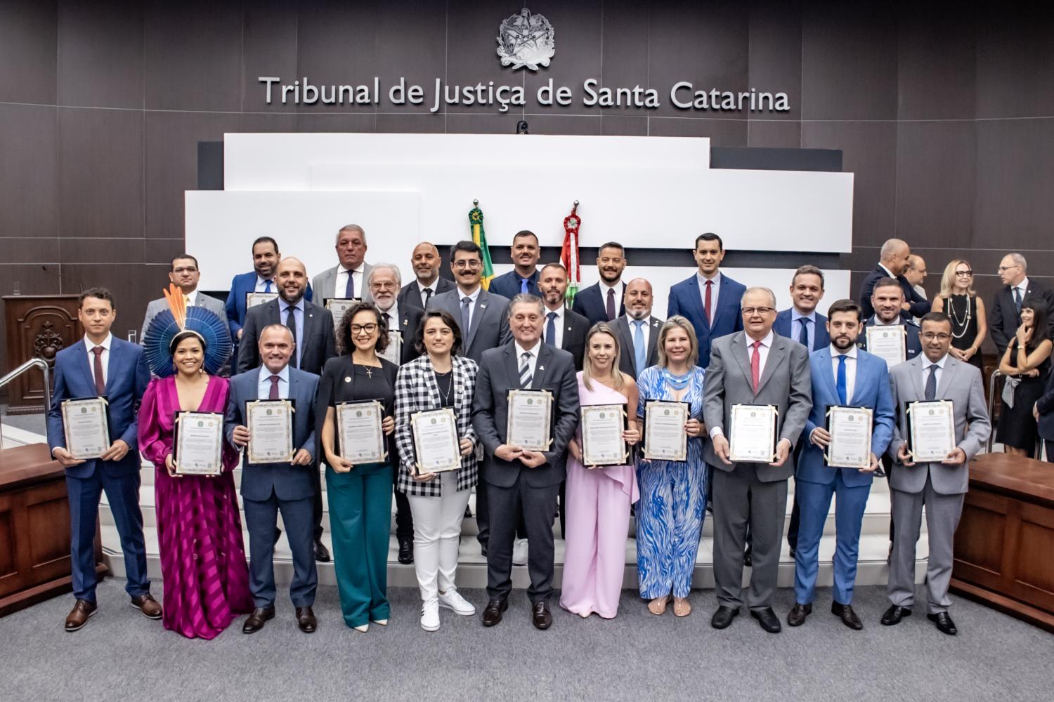 Cerimônia do TRE-SC marca diplomação de eleitos em Florianópolis