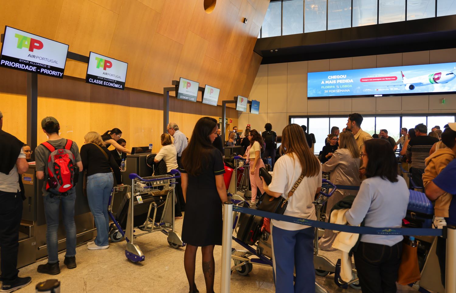 Aeroportos catarinenses registram aumento de 58% de passageiros internacionais