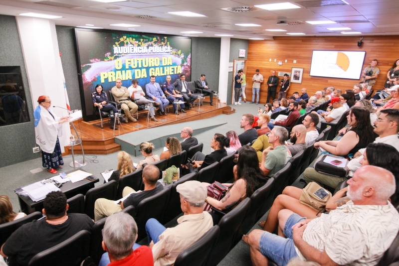 Audiência pública na Alesc discute segurança, plano de manejo e lei para naturismo na praia da Galheta