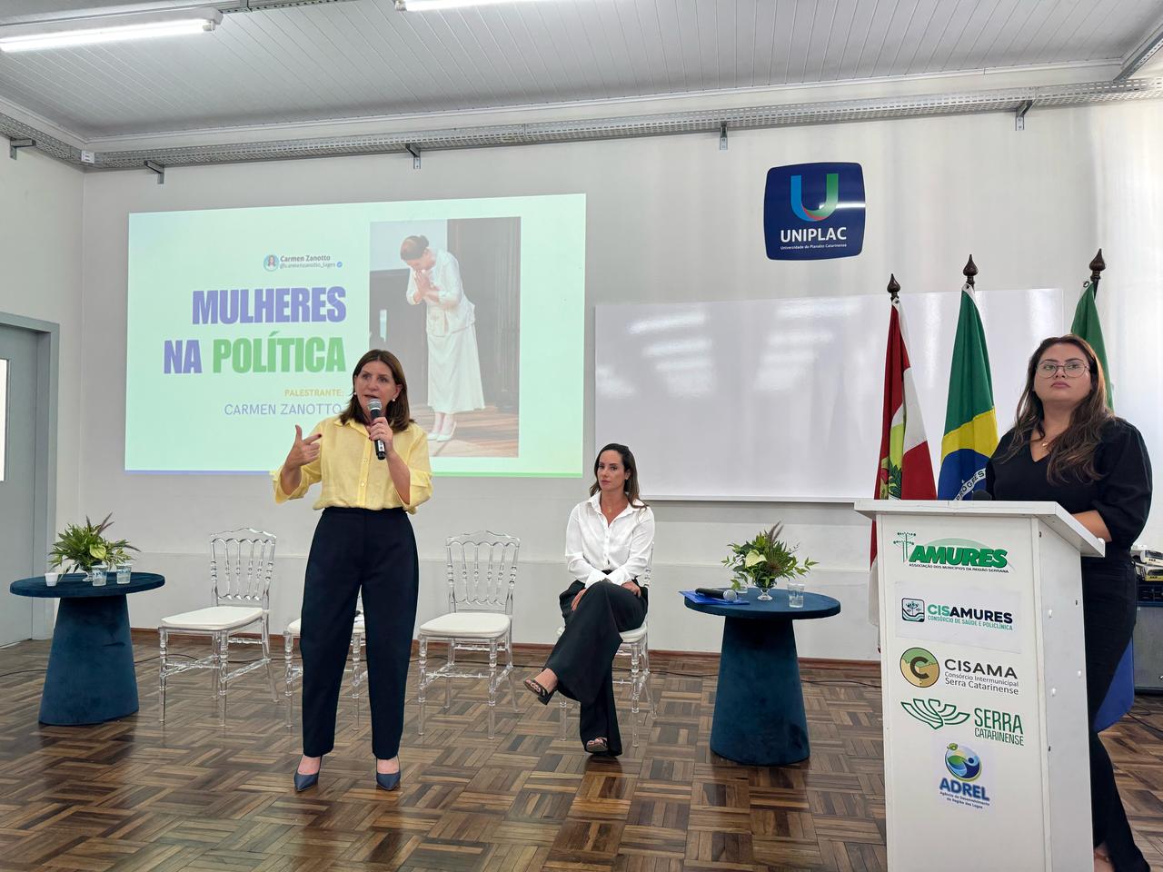 Encontro em Lages fortalece a representatividade das mulheres na política Catarinense