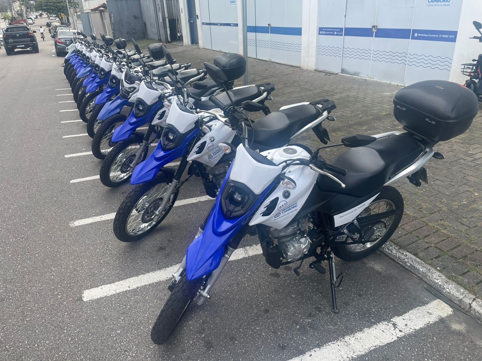 Vigilância Ambiental recebe motocicletas para reforçar atendimento em Balneário Camboriú
