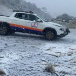 Primeira neve do ano é registrada em Santa Catarina nesta quinta-feira