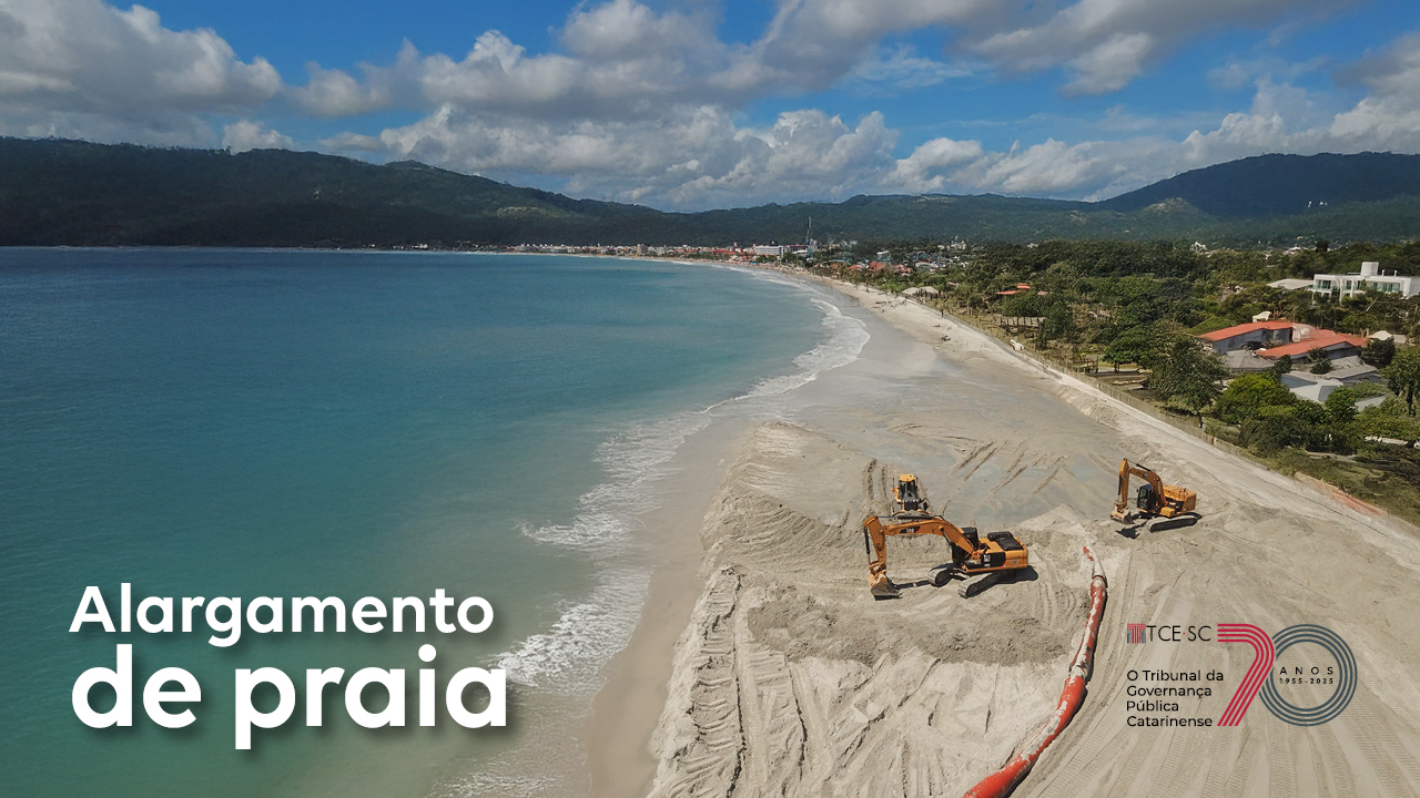 TCE/SC abre consulta pública para elaboração de norma sobre alargamento de praias