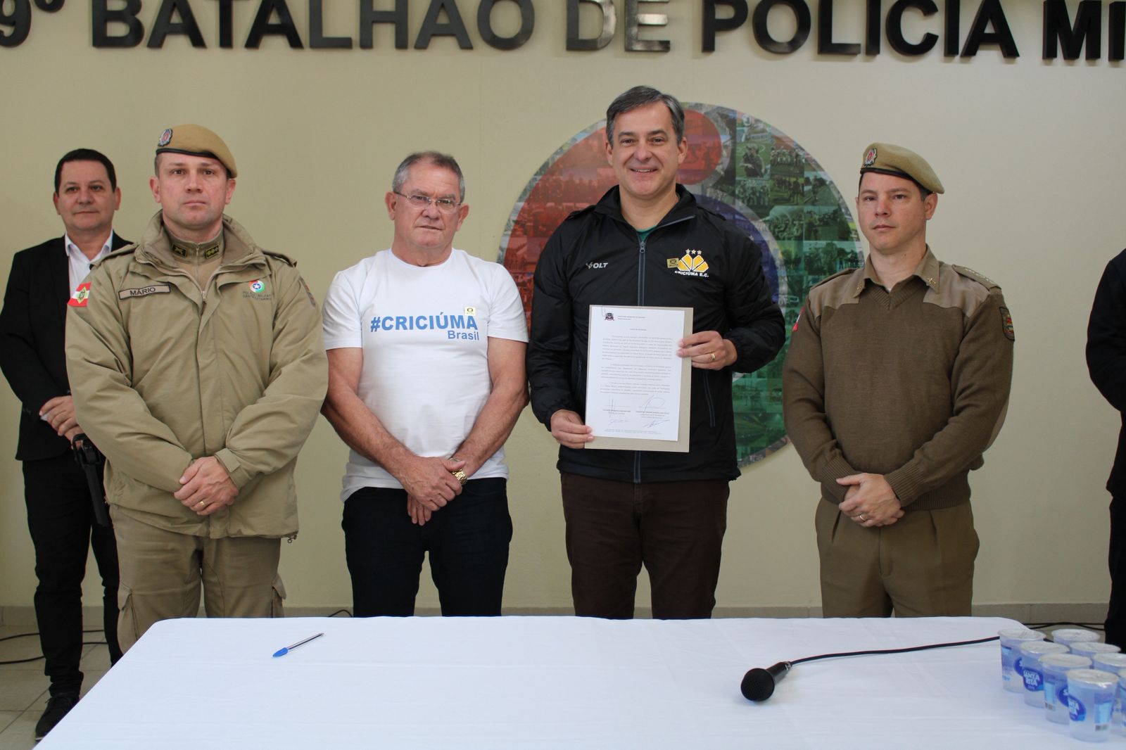 Criciúma amplia convênio com a Polícia Militar para reforçar ações de segurança