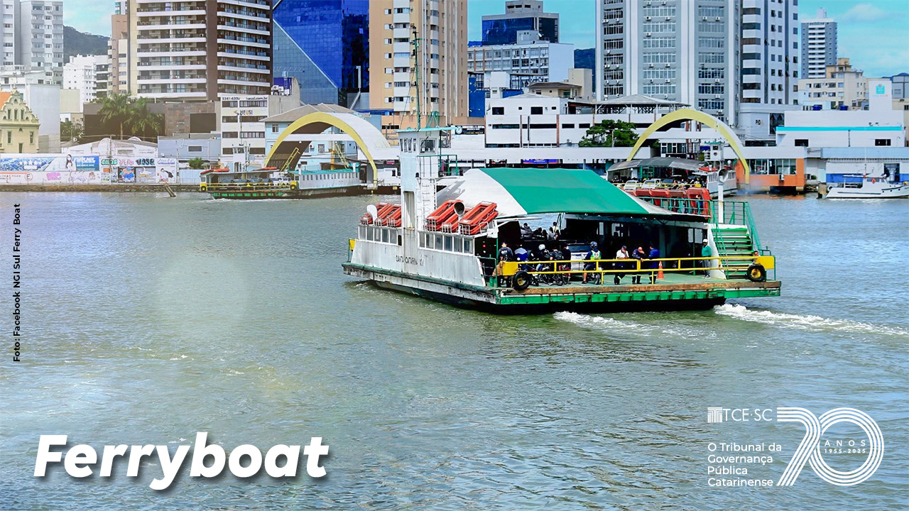 Governo de SC firmará contrato emergencial para ferryboat entre Itajaí e Navegantes após determinação do TCE/SC