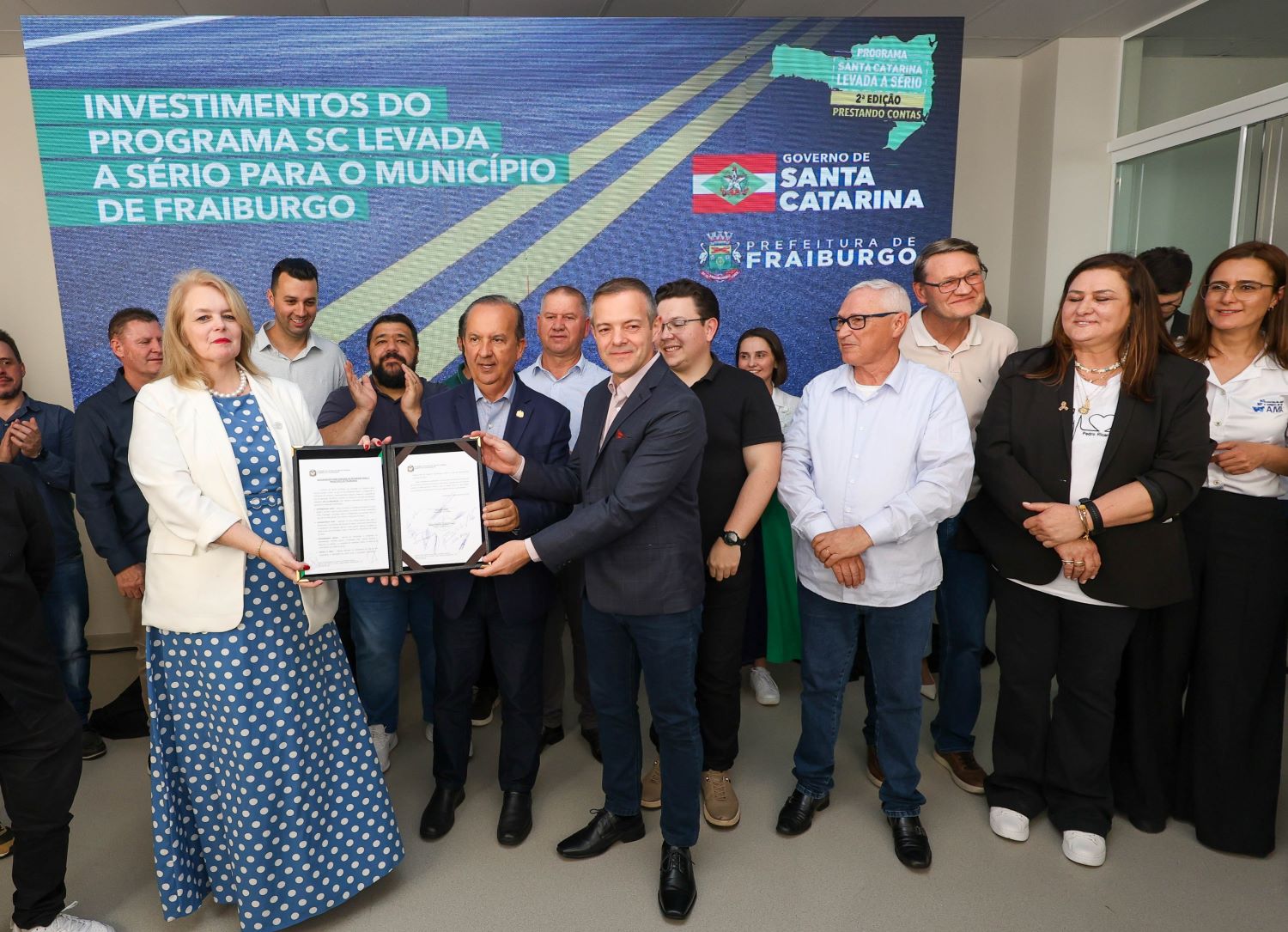 Fraiburgo recebe nova sede da AMA e anúncio de R$ 11,7 milhões em investimentos estaduais