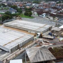 Obra da Ponte Joinville avança com início da remoção das vigas de concreto de 40 metros