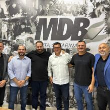 João Cobalchini transfere presidência do MDB de Florianópolis ao Coronel Márcio Alves