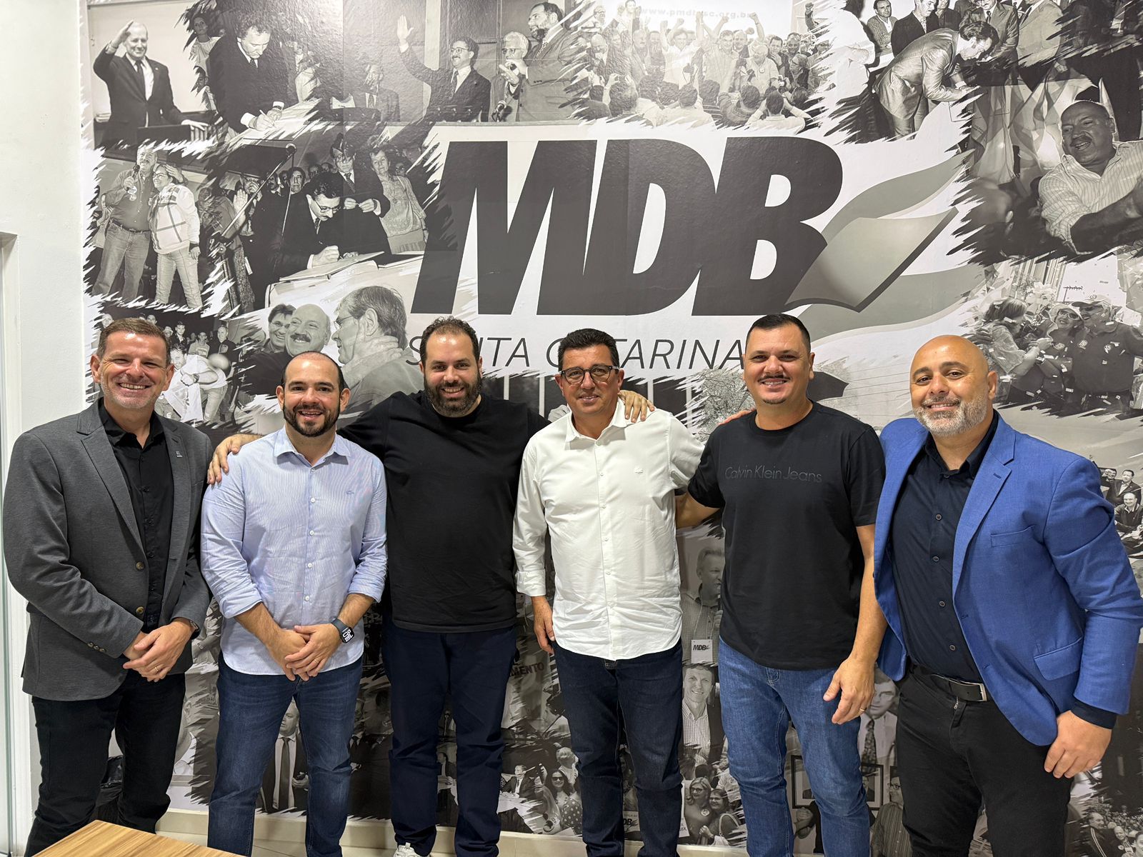 João Cobalchini transfere presidência do MDB de Florianópolis ao Coronel Márcio Alves