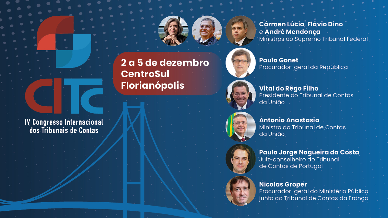 Florianópolis recebe congresso internacional sobre controle de contas