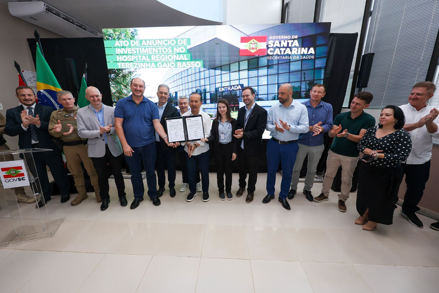 Governo de SC anuncia R$ 23 milhões para ampliar estrutura do Hospital Regional de São Miguel do Oeste