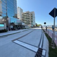 Obras de reurbanização da orla da Meia Praia entram na fase final em Itapema