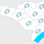 Frente fria provoca chuva intensa e risco de temporais em Santa Catarina no início da semana
