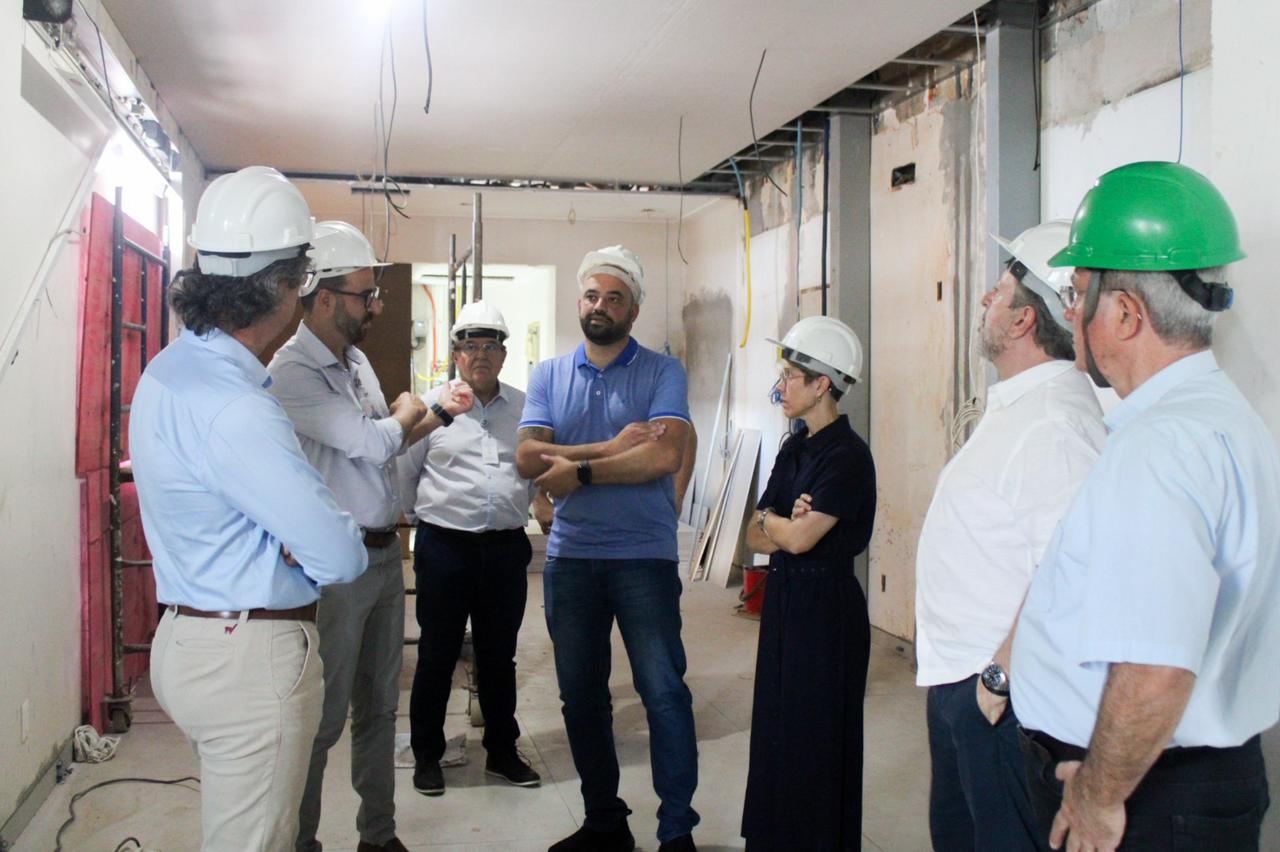Obras da nova torre do Hospital Santo Antônio, em Blumenau, avançam com investimento estadual de R$ 98 milhões