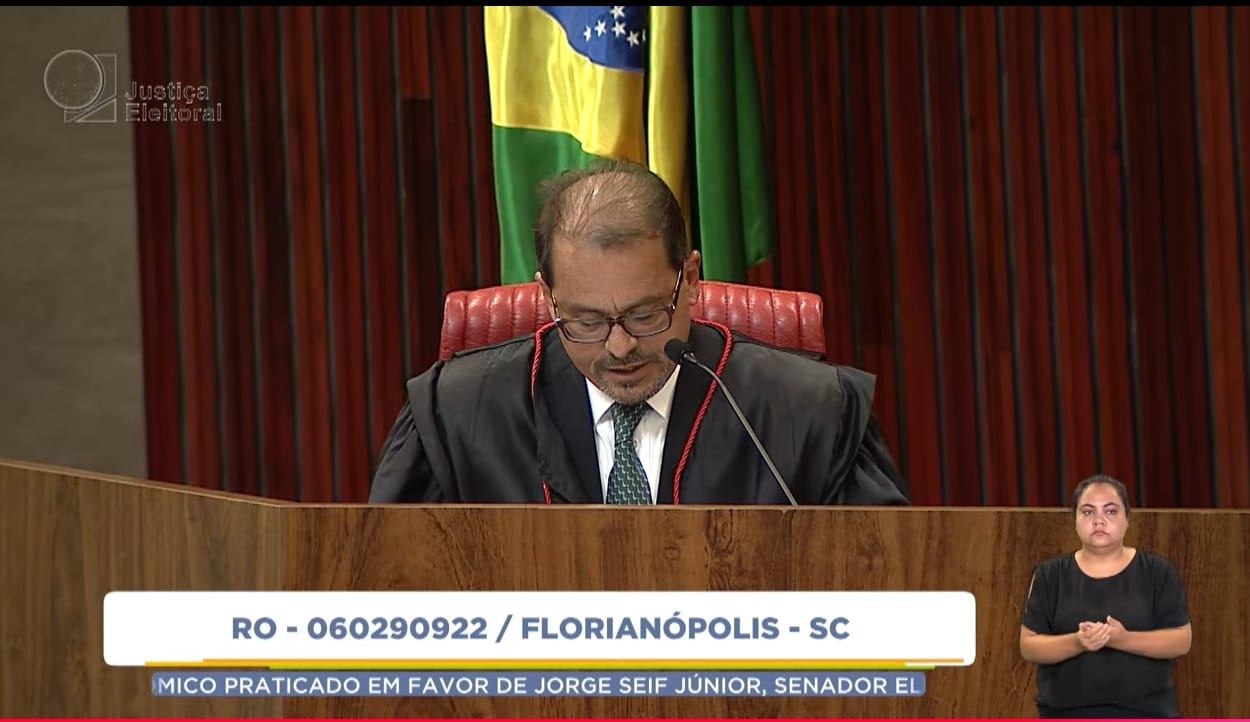 Relator vota pela absolvição de Jorge Seif e julgamento é suspenso no TSE