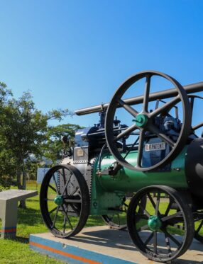 Locomóvel de 1914 é restaurado e reforça preservação do patrimônio industrial em Criciúma