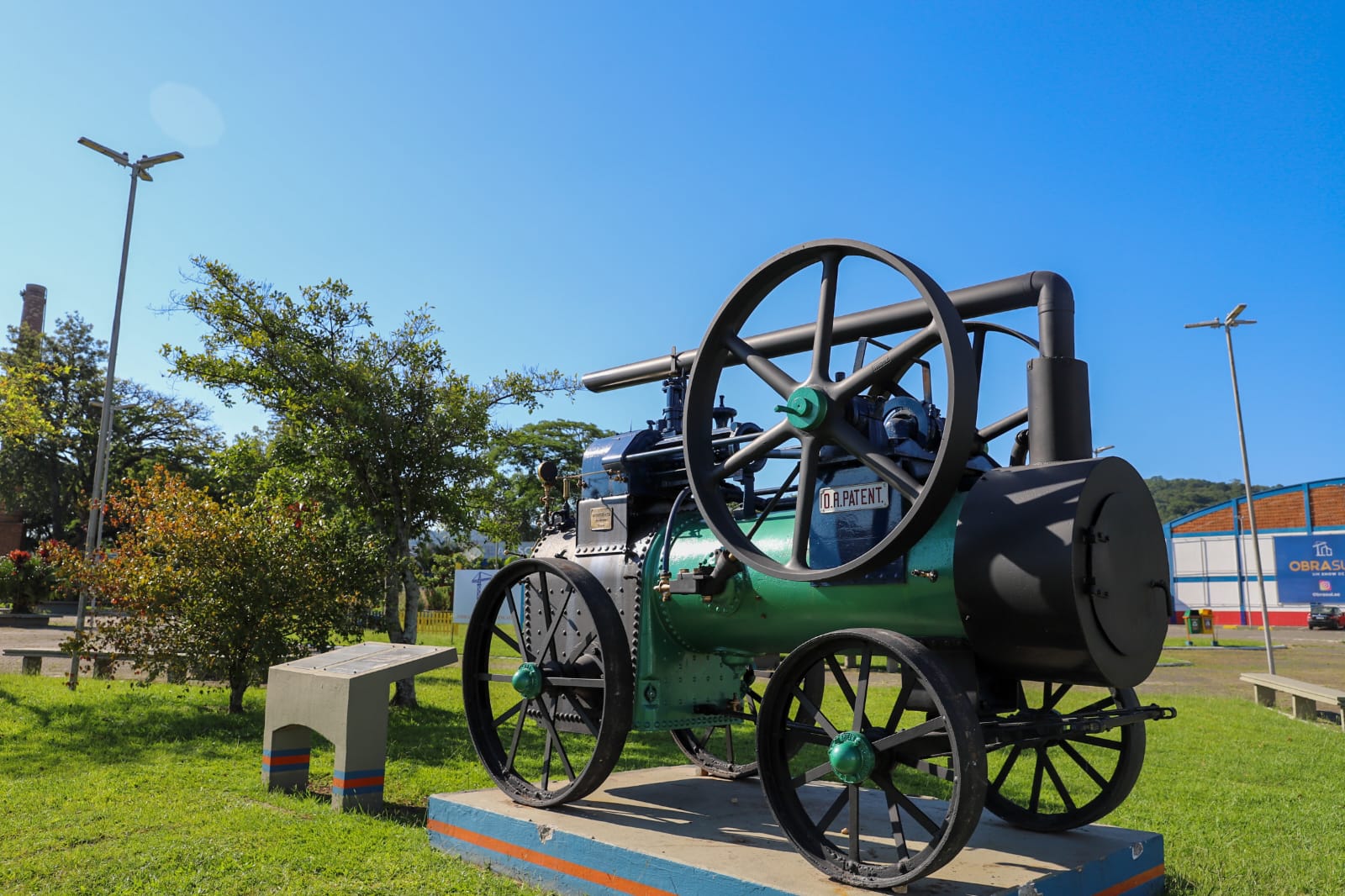 Locomóvel de 1914 é restaurado e reforça preservação do patrimônio industrial em Criciúma