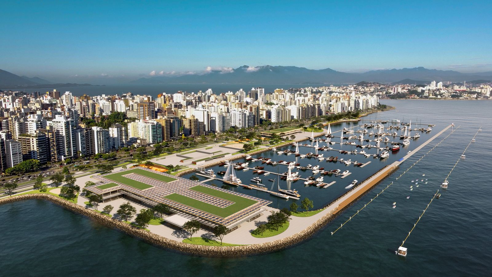 Projeto da Marina da Beira-Mar Norte recebe licenças e prevê geração de mais de 2 mil empregos em Florianópolis