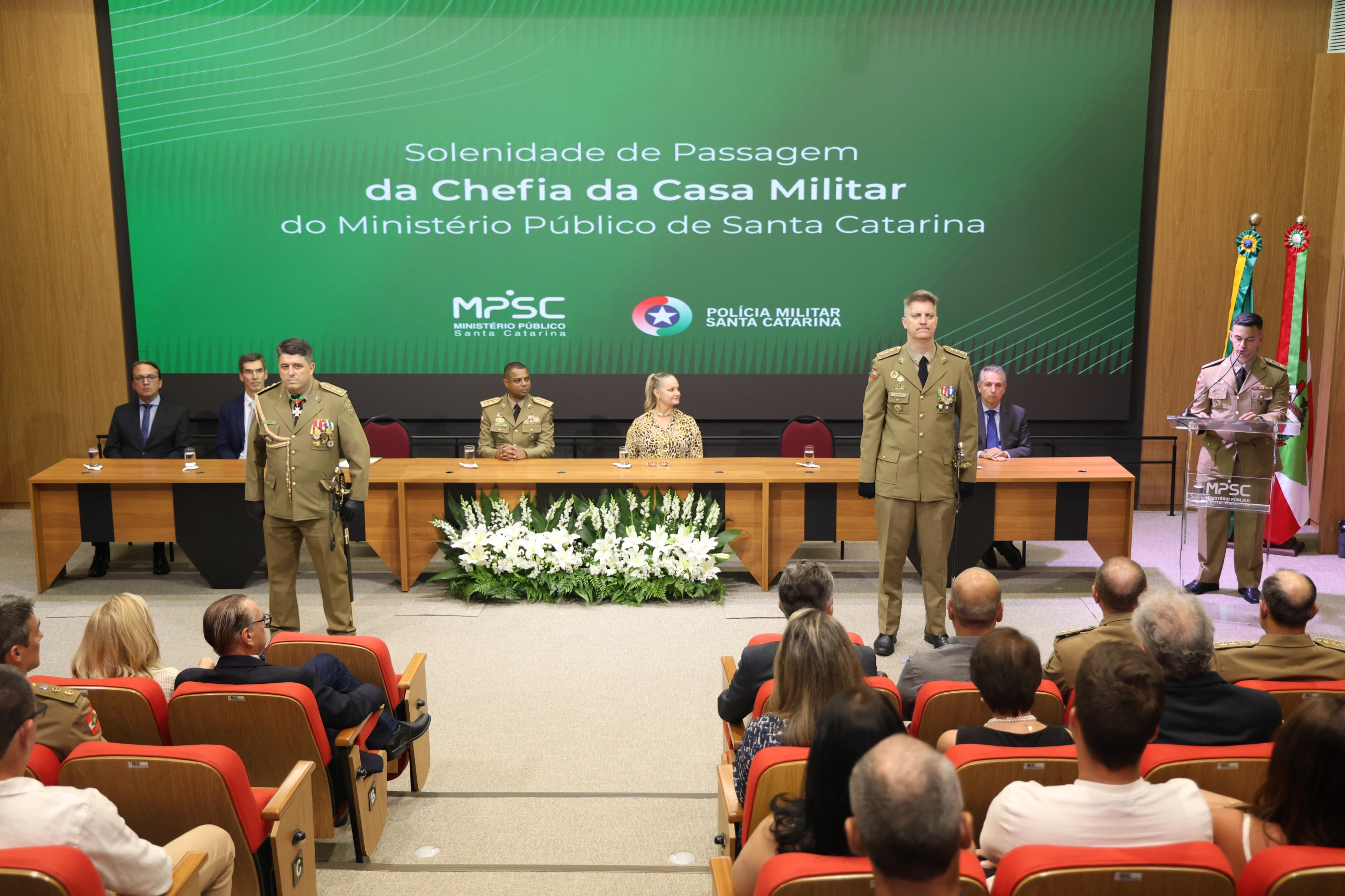Coronel Alfredo Schuch assume chefia da Casa Militar do MPSC