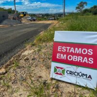 Criciúma inicia pavimentação de via no bairro Santo Antônio com investimento de R$ 1,2 milhão