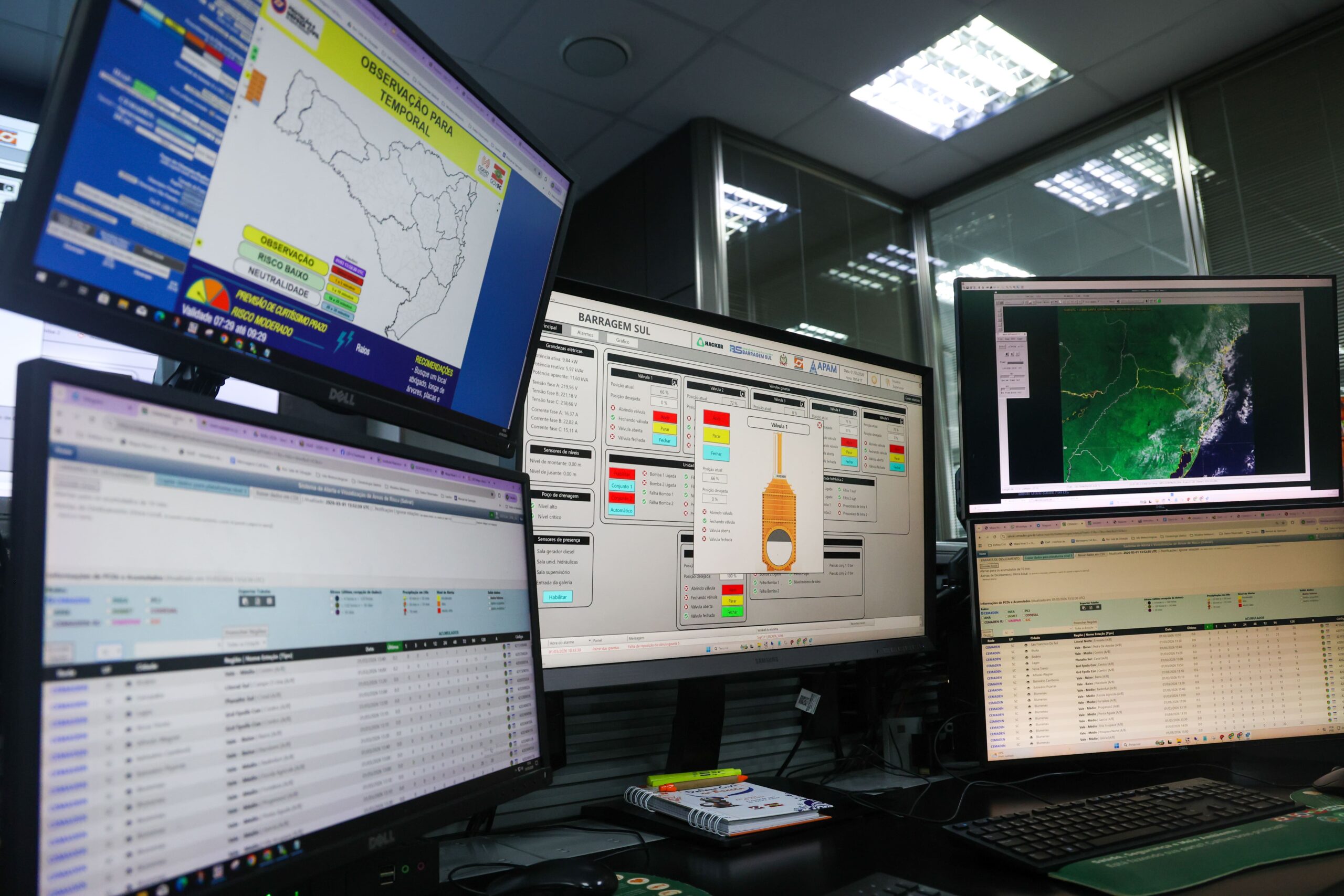 Simulado reforça segurança operacional e modernização das barragens no Alto Vale do Itajaí