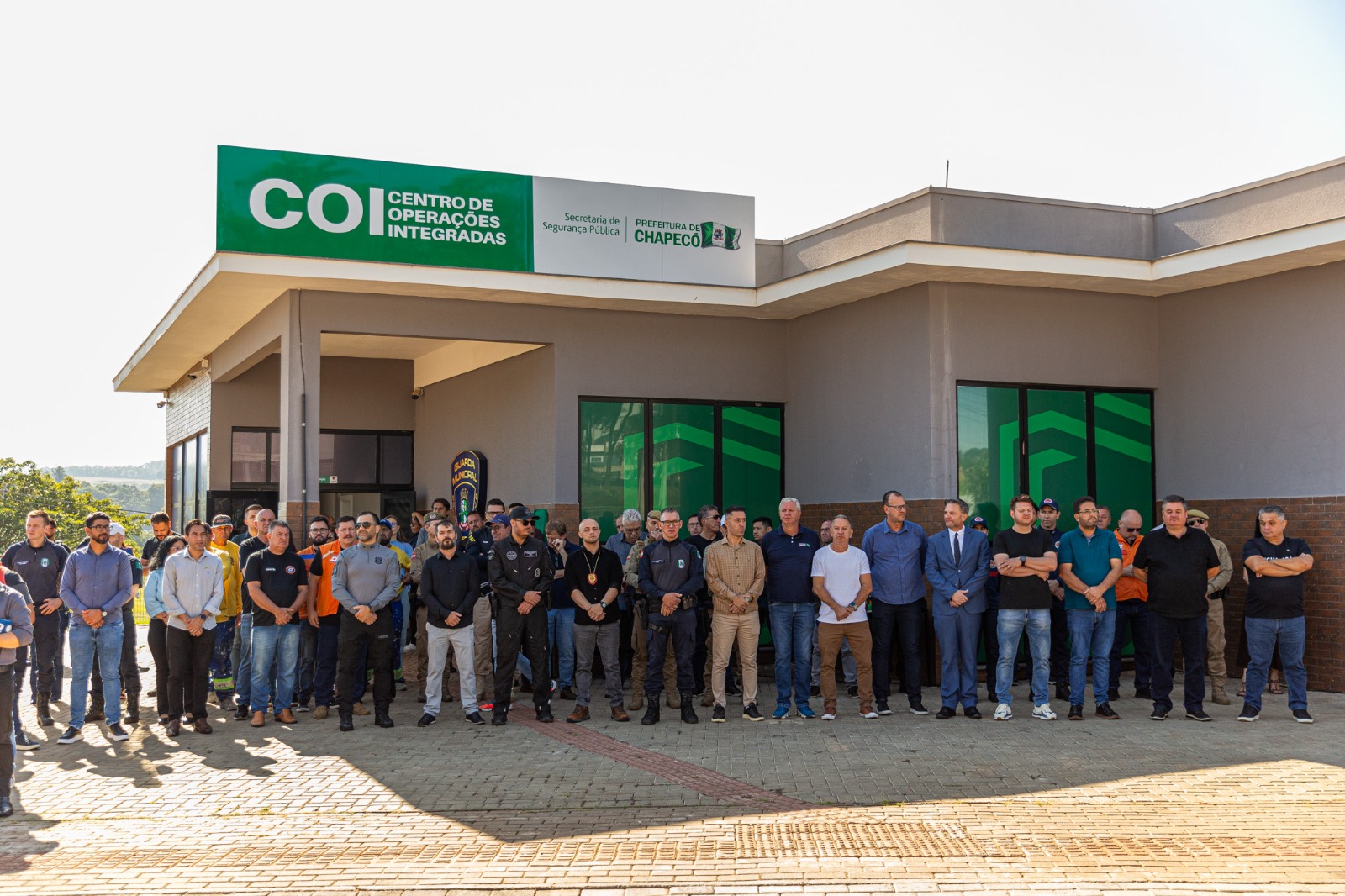 Chapecó inaugura nova base da Guarda Municipal com central de monitoramento e reforço operacional