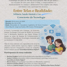 Evento na Alesc vai discutir segurança digital e uso de telas por crianças e adolescentes
