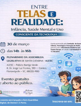 Debate na Alesc aborda impactos do uso excessivo de telas por crianças e adolescentes