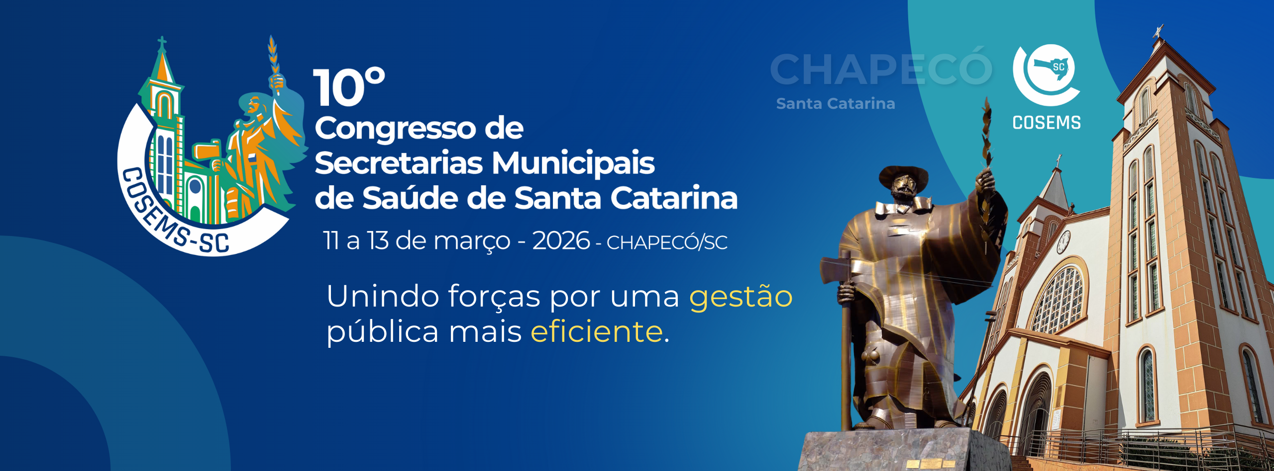 Chapecó recebe congresso estadual de gestores do SUS a partir desta quarta-feira