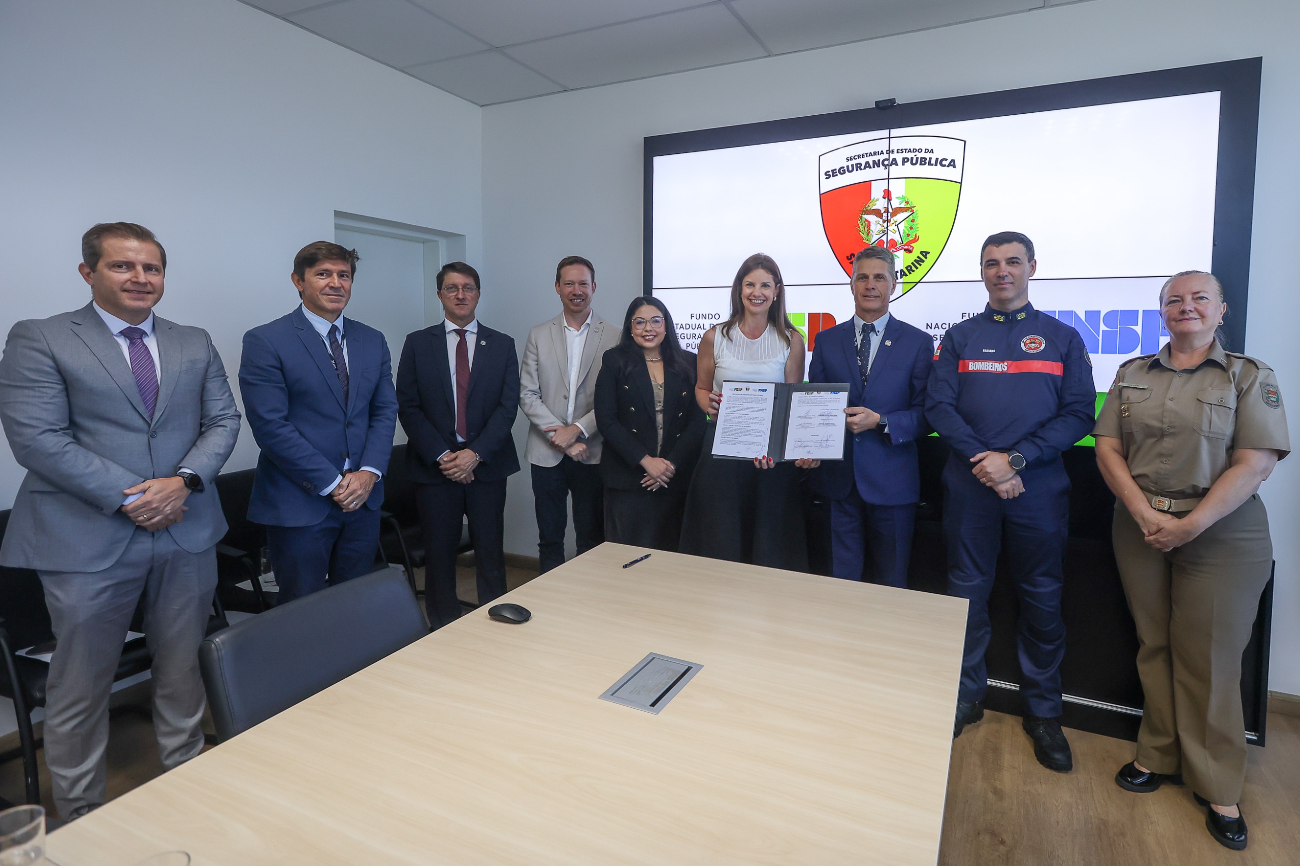 SC e União firmam acordo para integrar sistemas e reforçar controle de recursos da segurança pública