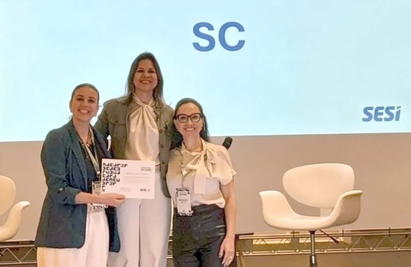 SESI/SC é reconhecido nacionalmente por excelência nos serviços de saúde e segurança no trabalho