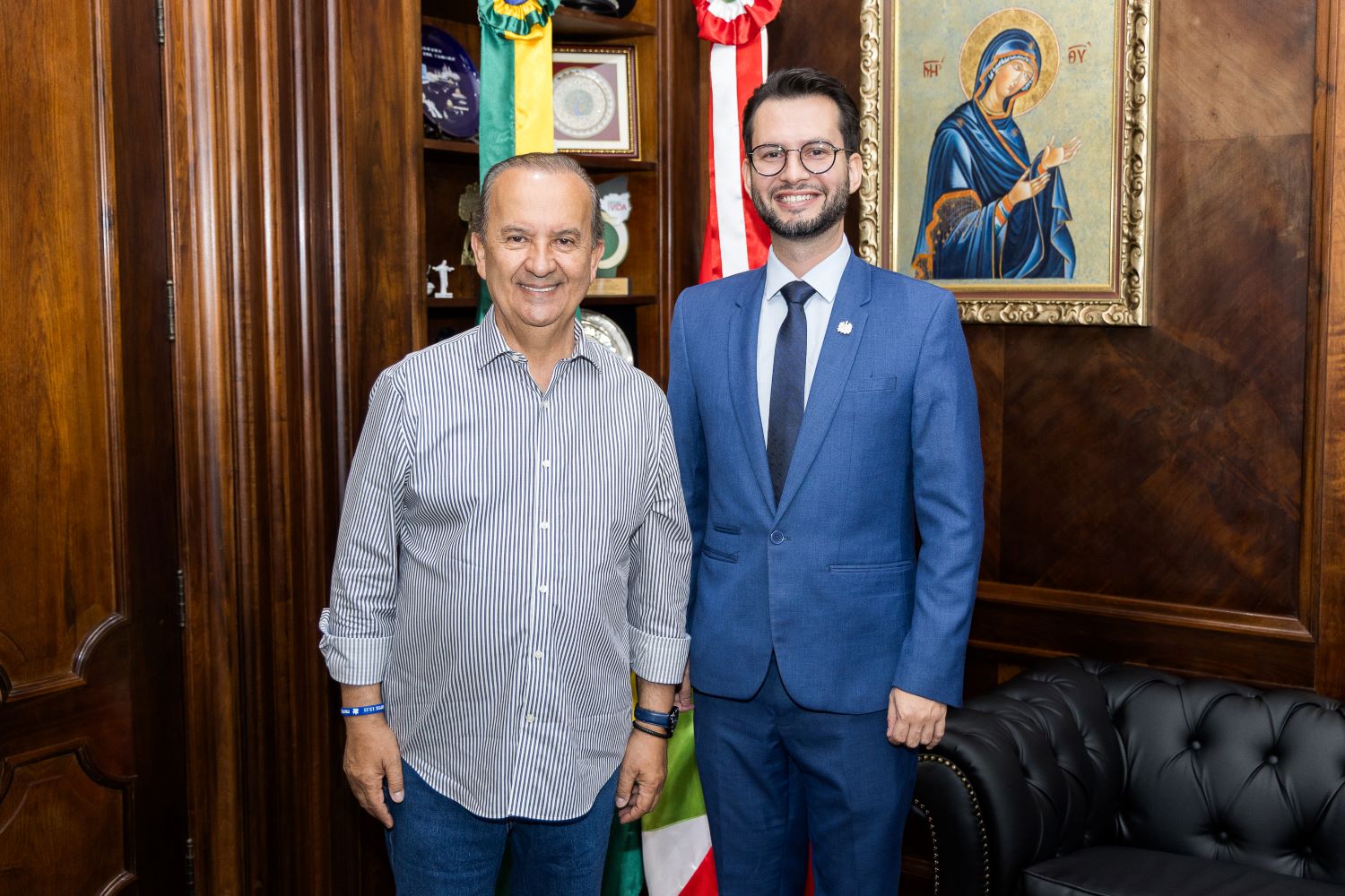 Jorginho Mello empossa Arão Josino como secretário de Estado do Planejamento