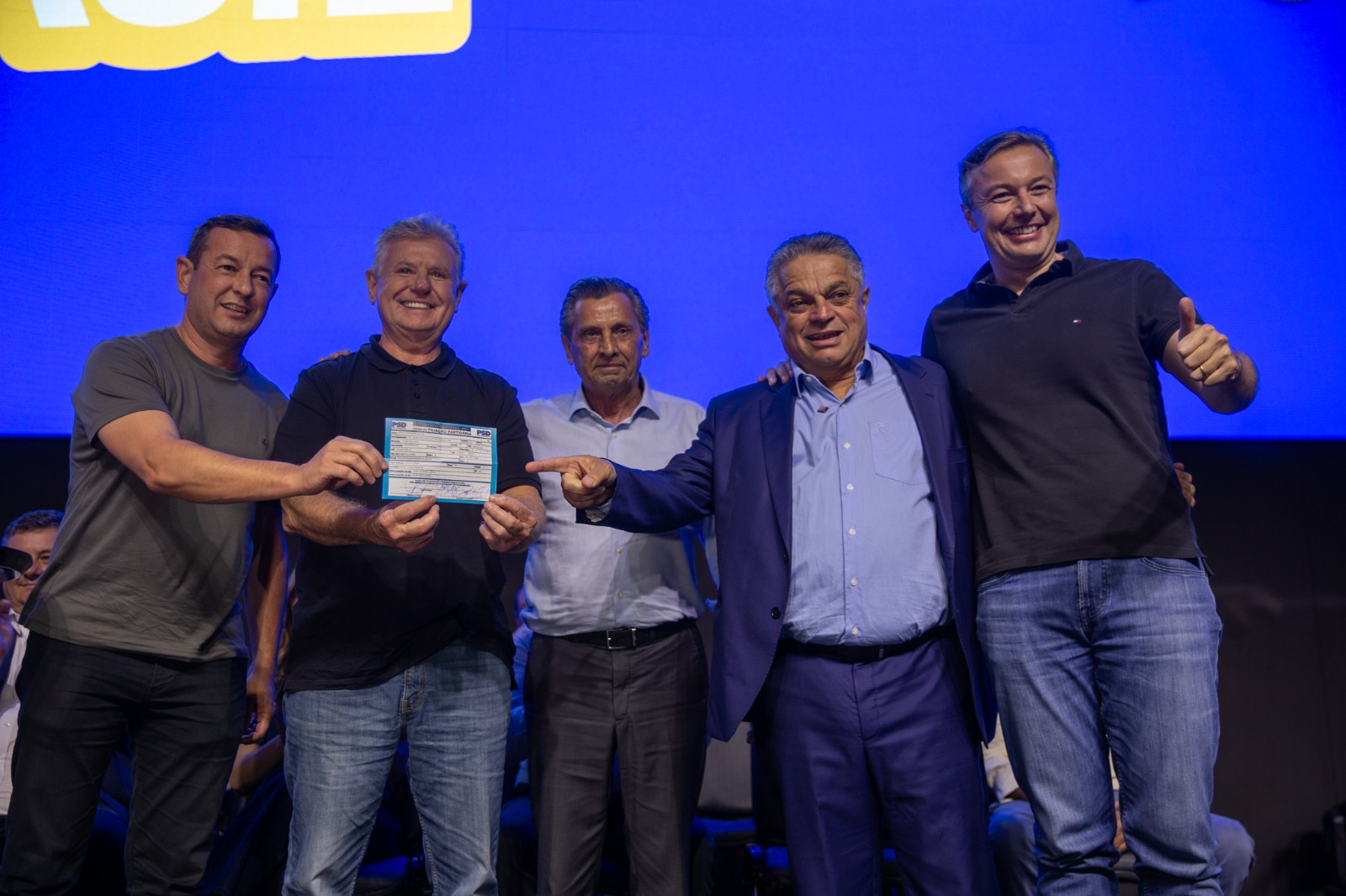 Deputado Nilso Berlanda deixa o PL e se filia ao PSD durante ato político em Chapecó