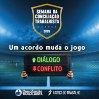 Semana da Conciliação Trabalhista abre inscrições e aposta em tema inspirado no futebol