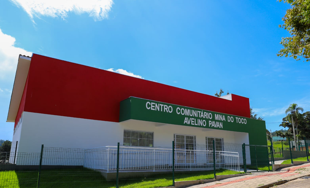 Centro comunitário será inaugurado no bairro Mina do Toco em Criciúma
