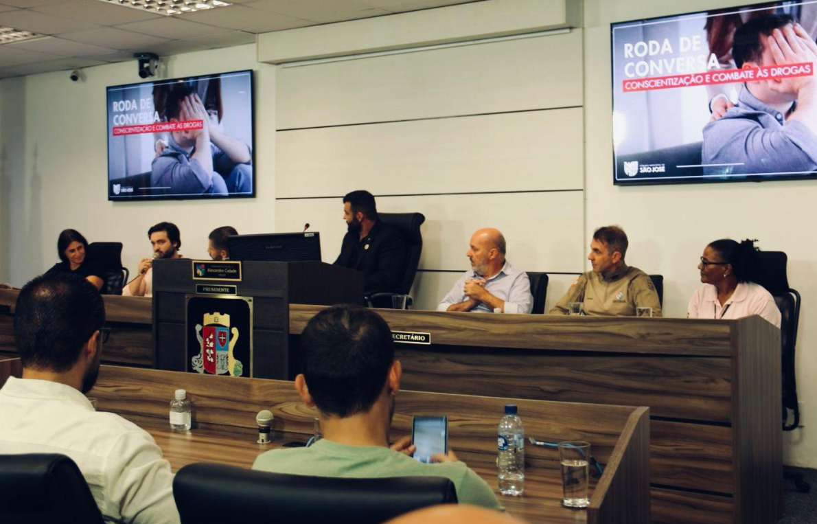 Câmara de São José promove debate sobre prevenção e combate às drogas