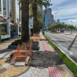 Obras da orla da Praia Central avançam em Balneário Camboriú