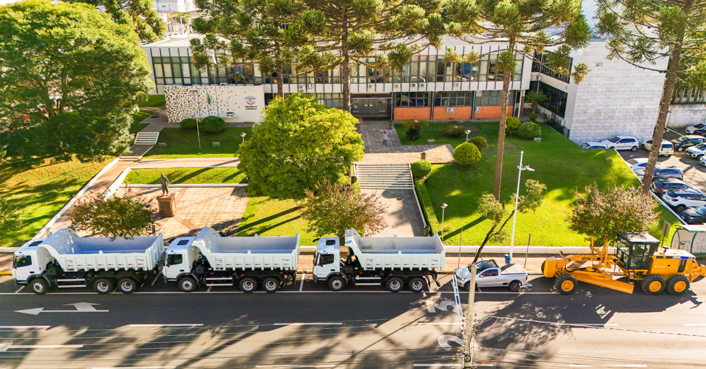 Prefeitura de Curitibanos investe mais de R$ 10 milhões na ampliação da frota da Secretaria de Obras