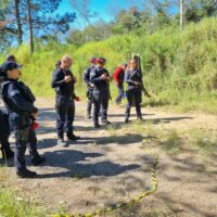 Guarda Municipal de São José realiza treinamento com pistolas e espingardas