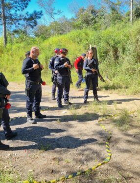 Guarda Municipal de São José realiza treinamento com pistolas e espingardas