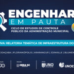 Joinville e Blumenau recebem próxima etapa do Ciclo de Estudos do TCE/SC sobre engenharia pública